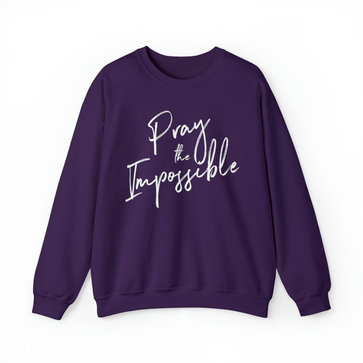 Pray the Impossible Unisex Heavy Blend™ Crewneck Sweatshirt